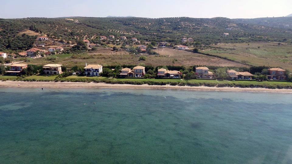 Ioli's Villas from air