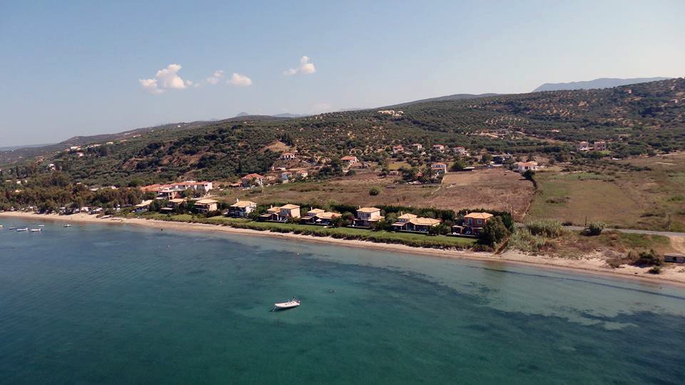 Ioli's Villas from air